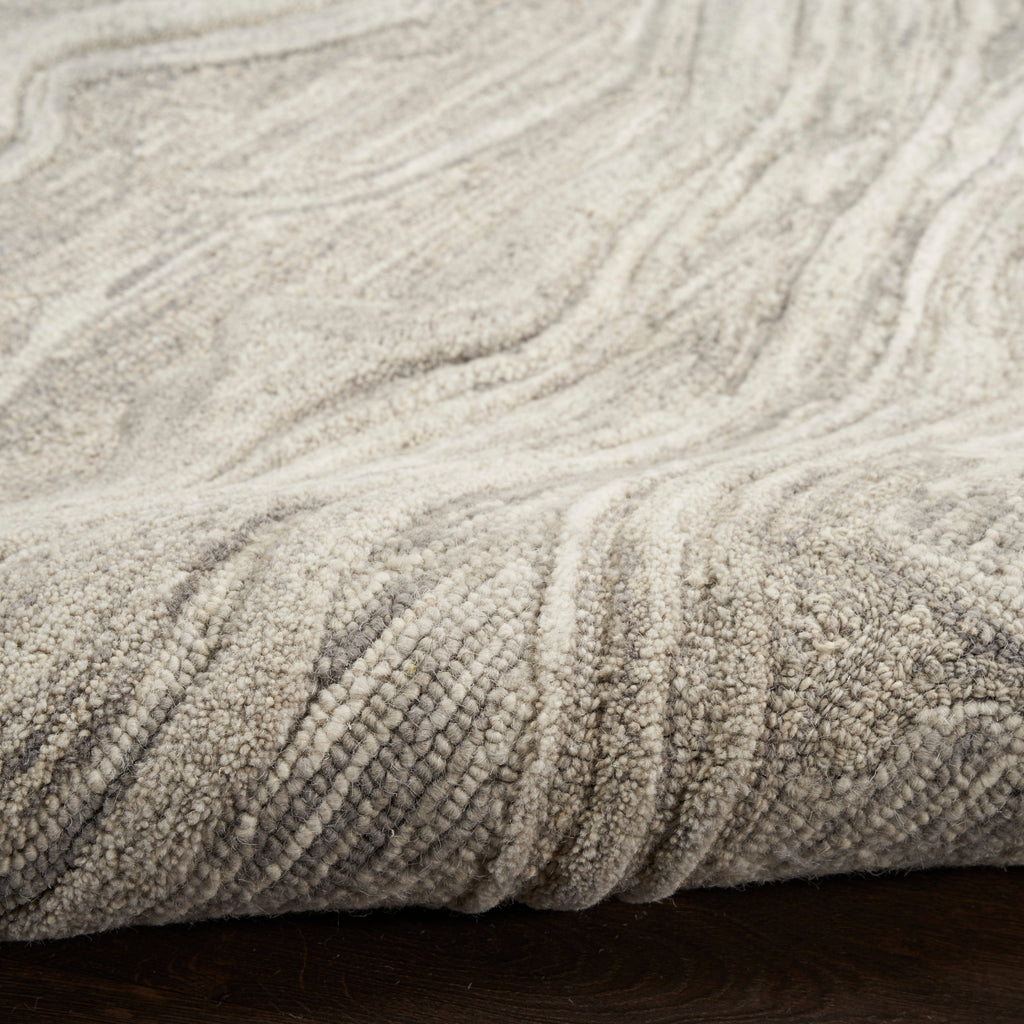 nourison graceful gru01 grey rug