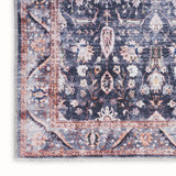 nourison grand washables grw06 navy ivory rug