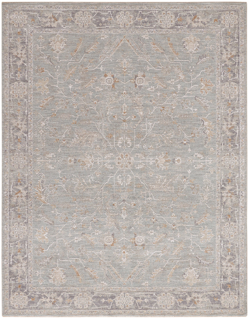 nourison infinite ift01 blue ivory rug