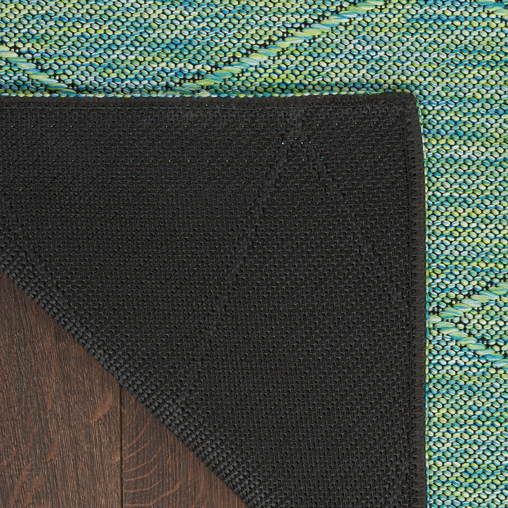 nourison washable solutions wsl01 blue green rug