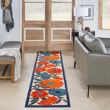 nourison aloha alh33 multicolor rug