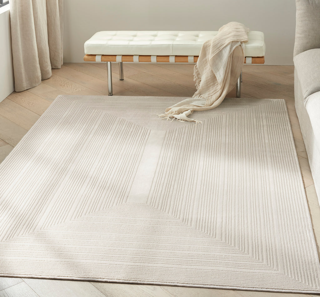 nourison ck024 irradiant irr02 ivory rug