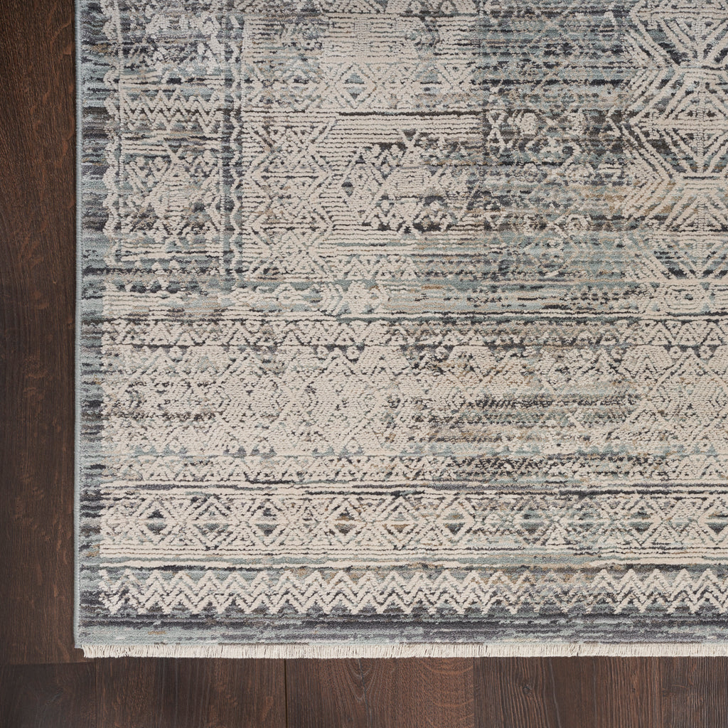 nourison lynx lnx06 ivory blue rug