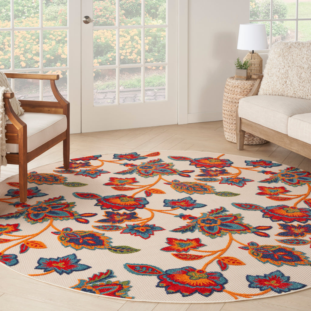 nourison aloha alh31 multicolor rug