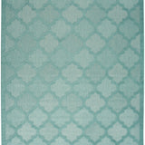 nourison easy care nes01 aqua teal rug