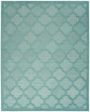 nourison easy care nes01 aqua teal rug