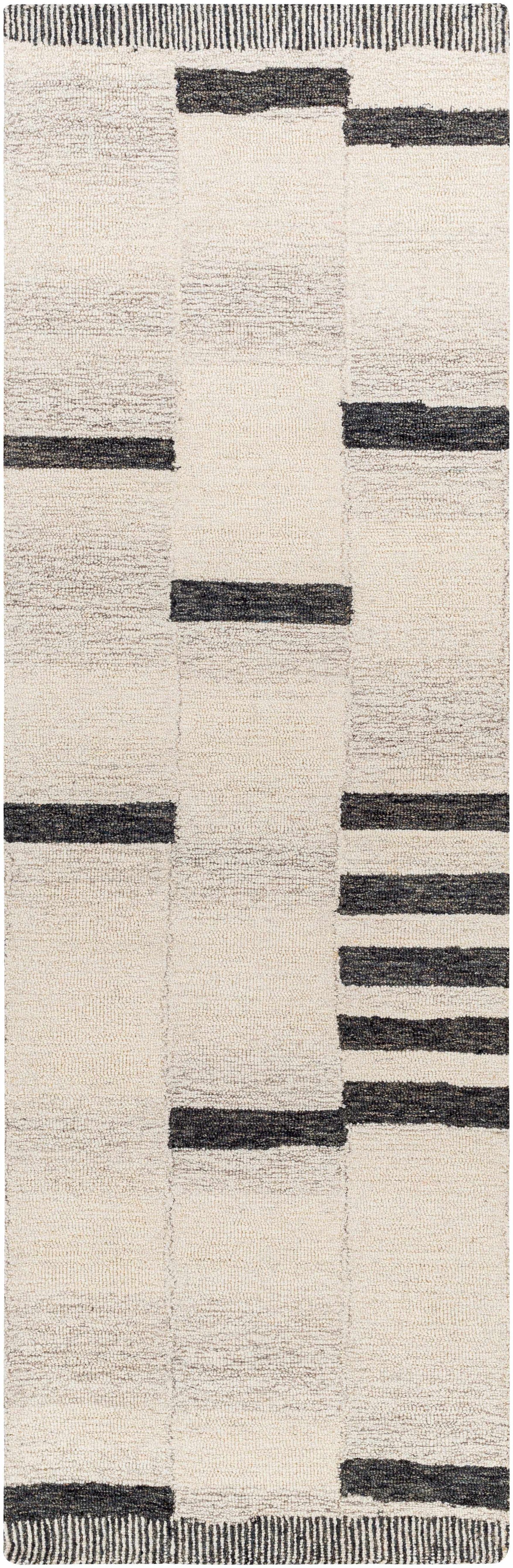 Hauteloom Aibonito AIB Charcoal Hand Tufted Wool Rug