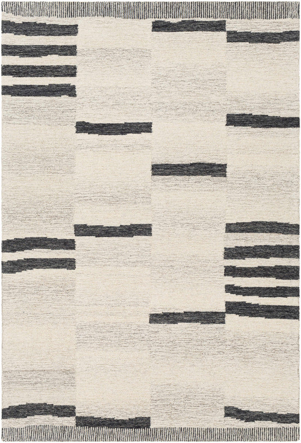 Hauteloom Aibonito AIB Charcoal Hand Tufted Wool Rug