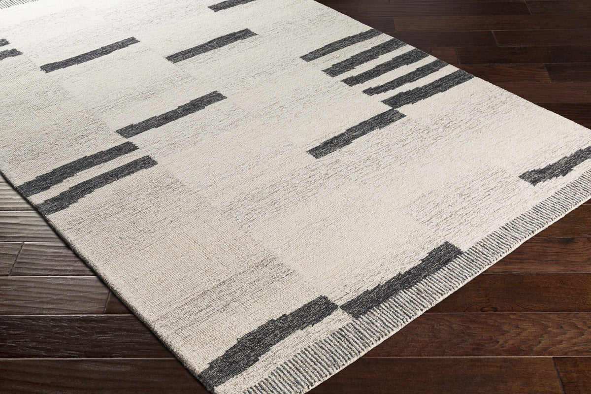 Hauteloom Aibonito AIB Charcoal Hand Tufted Wool Rug