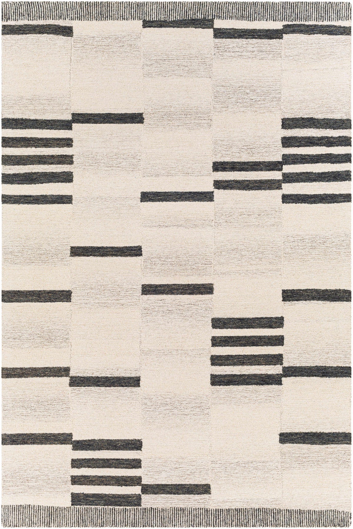 Hauteloom Aibonito AIB Charcoal Hand Tufted Wool Rug