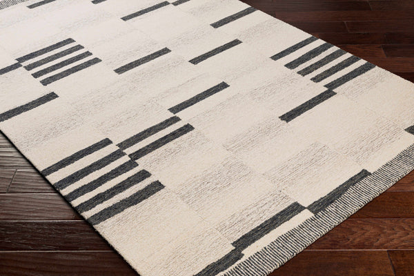 Hauteloom Aibonito AIB Charcoal Hand Tufted Wool Rug