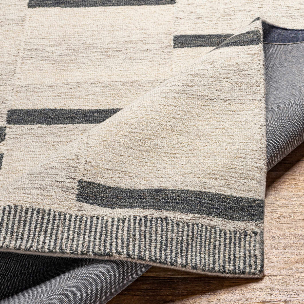 Hauteloom Aibonito AIB Charcoal Hand Tufted Wool Rug