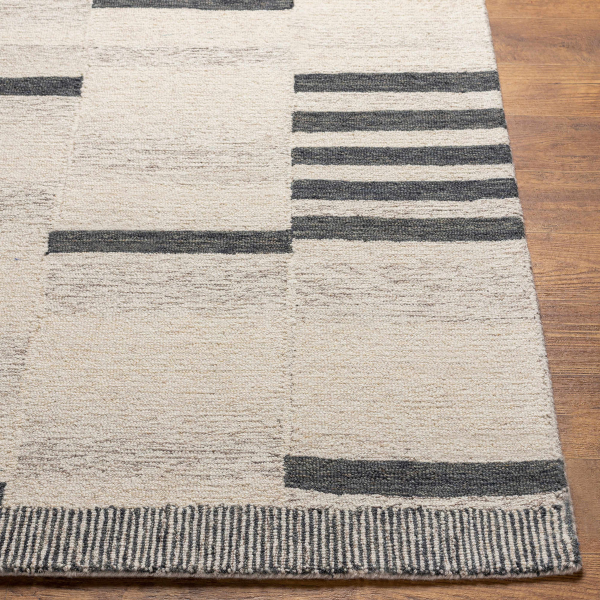 Hauteloom Aibonito AIB Charcoal Hand Tufted Wool Rug