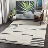 Hauteloom Aibonito AIB Charcoal Hand Tufted Wool Rug