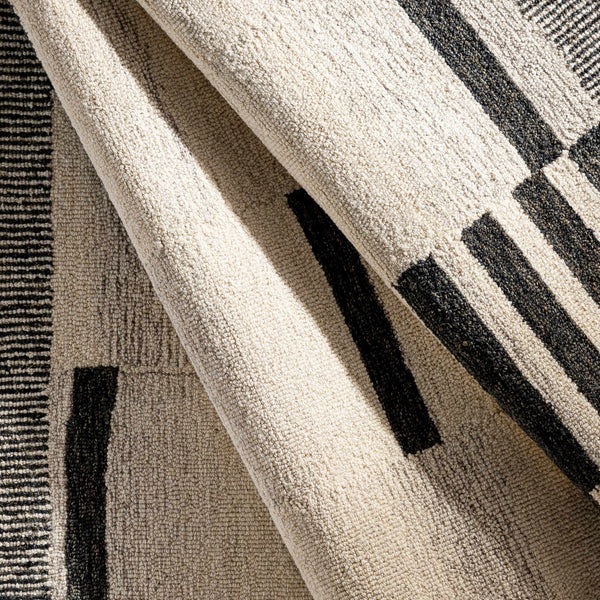 Hauteloom Aibonito AIB Charcoal Hand Tufted Wool Rug