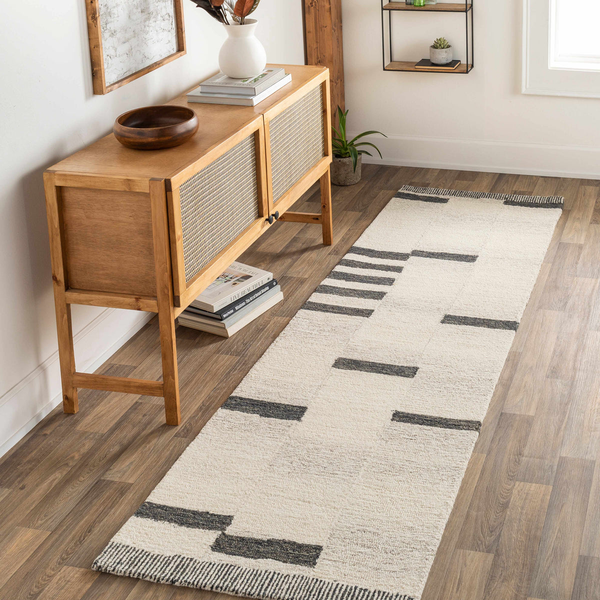 Hauteloom Aibonito AIB Charcoal Hand Tufted Wool Rug