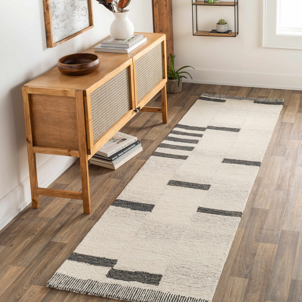 Hauteloom Aibonito AIB Charcoal Hand Tufted Wool Rug
