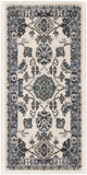 nourison nourison essentials nre05 ivory blue rug