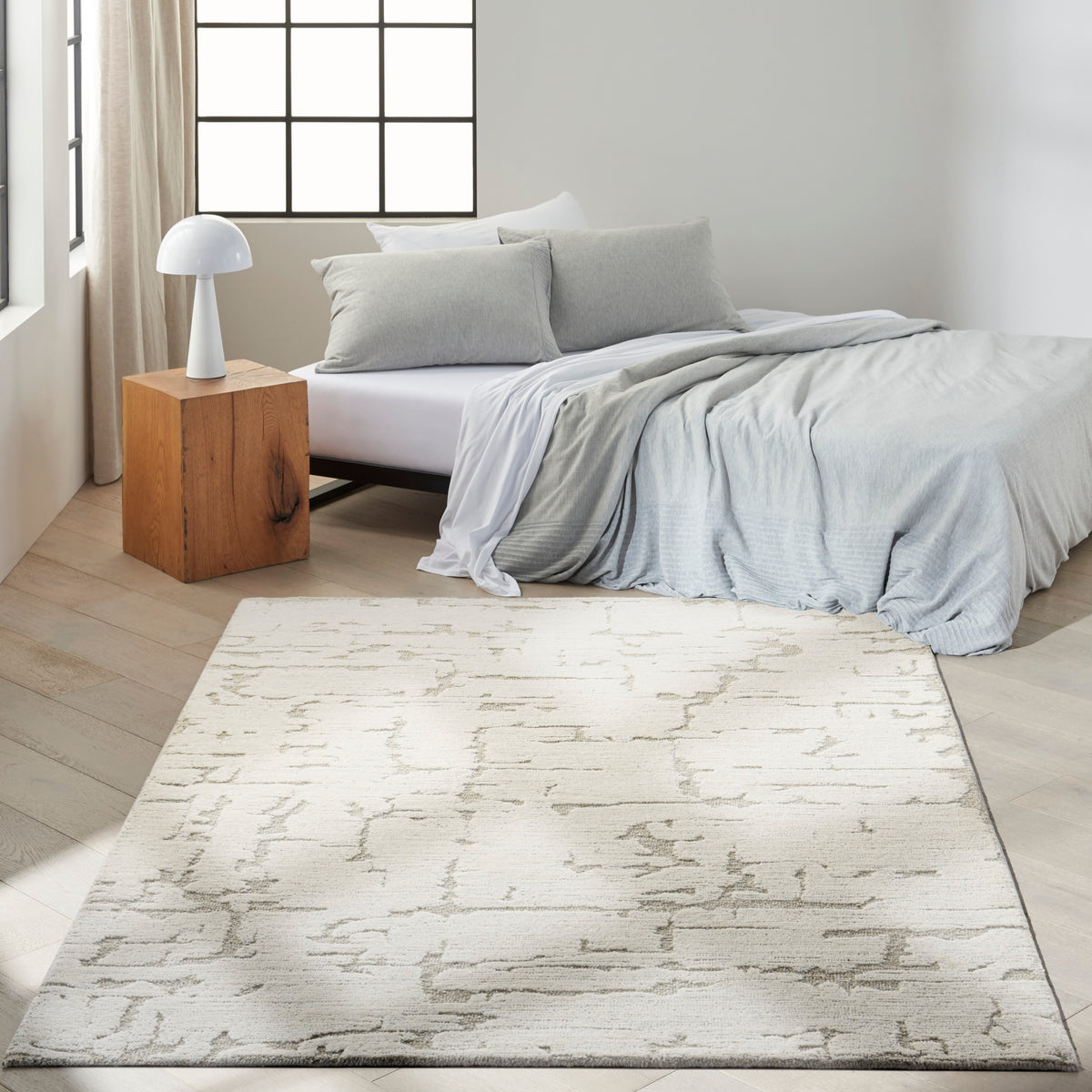 nourison ck009 sculptural scl01 ivory rug