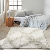 nourison ck009 sculptural scl01 ivory rug