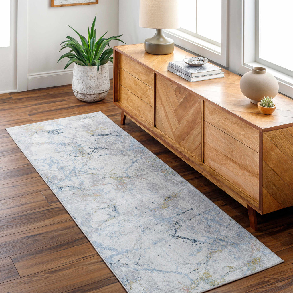 Hauteloom Ajamu AJAM Ivory Machine Made Polyester Rug