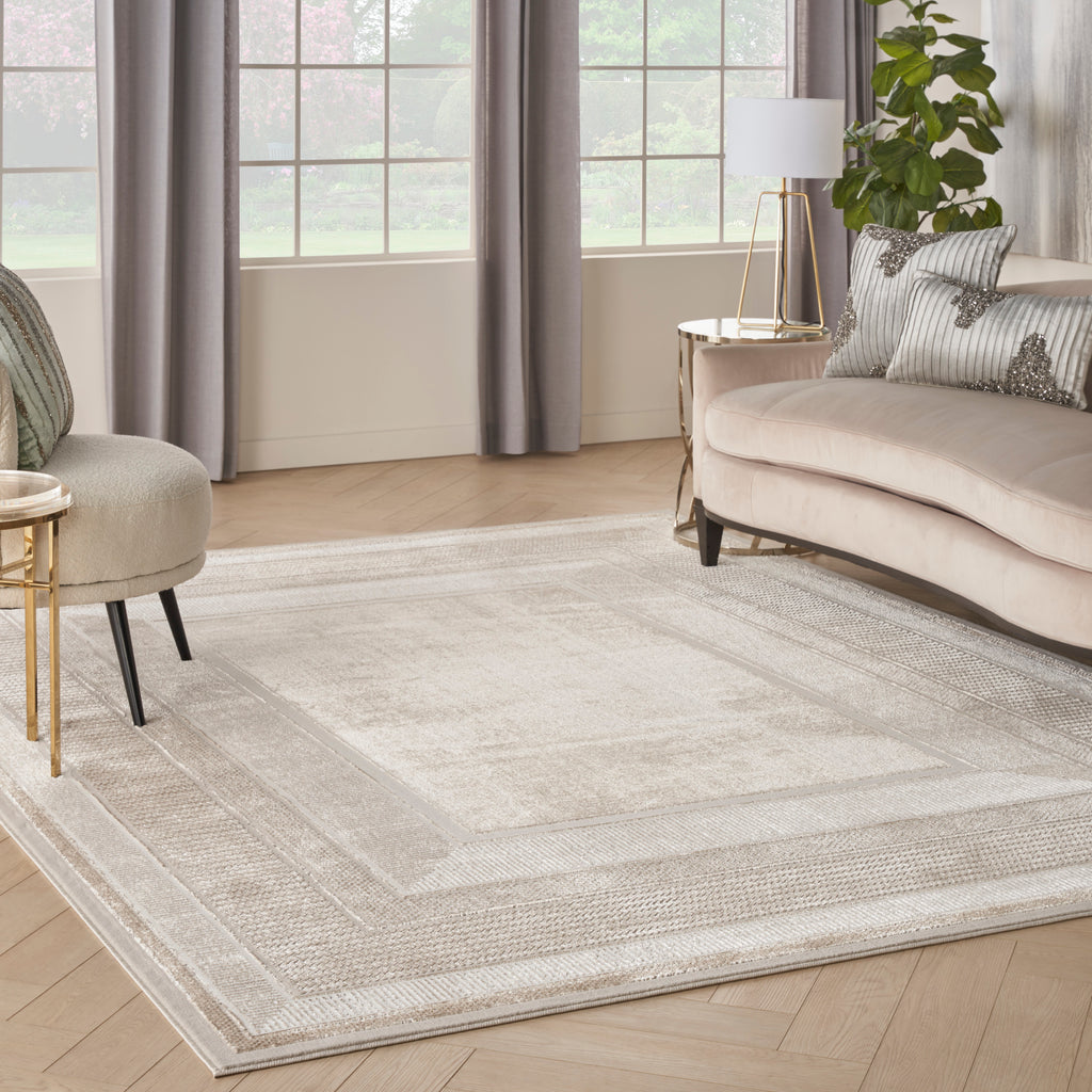 nourison glitz glz07 ivory rug