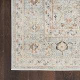 nourison oushak home ous02 light grey rug