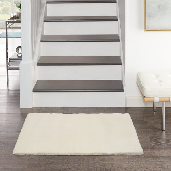 nourison plush cloud plc01 ivory rug