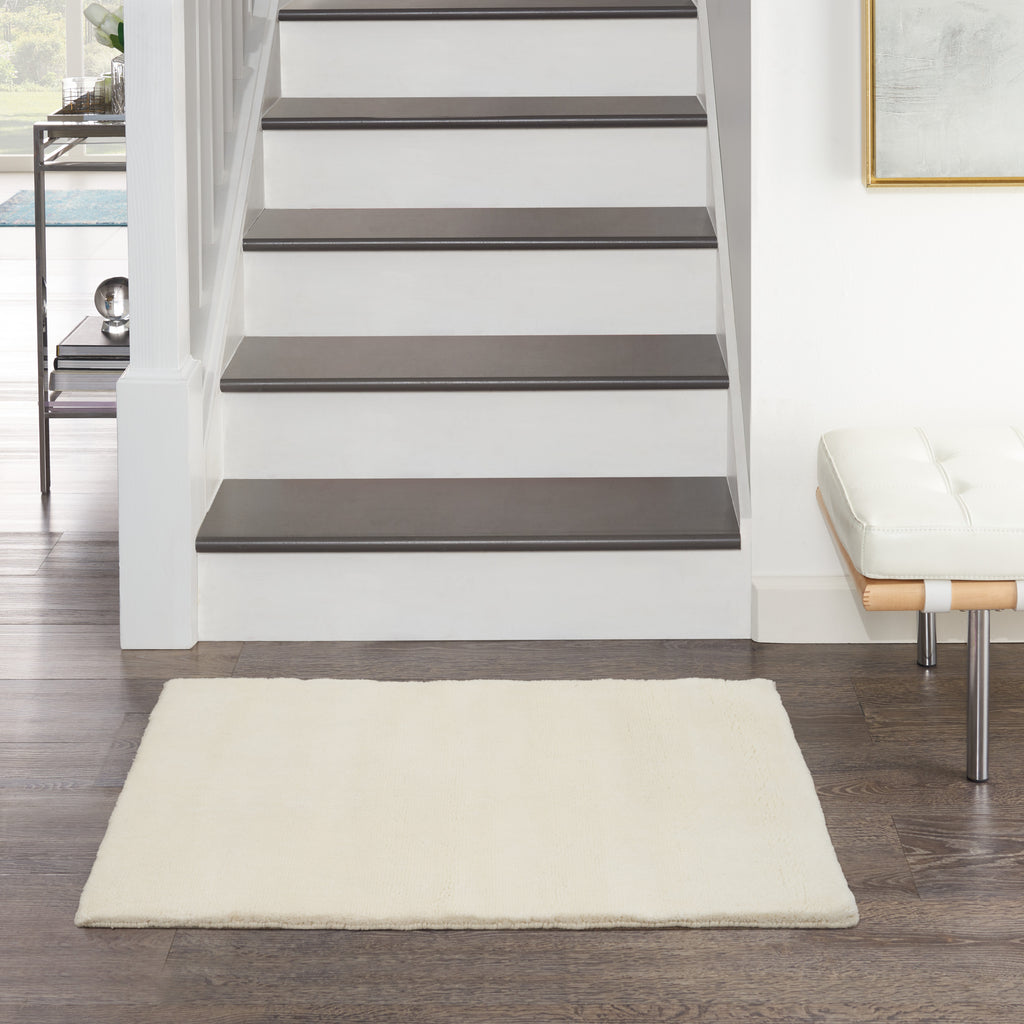 nourison plush cloud plc01 ivory rug