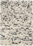 nourison ck042 billows bil01 ivory black rug