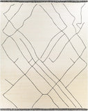 Hauteloom ALAC Black Hand Tufted Wool Rug