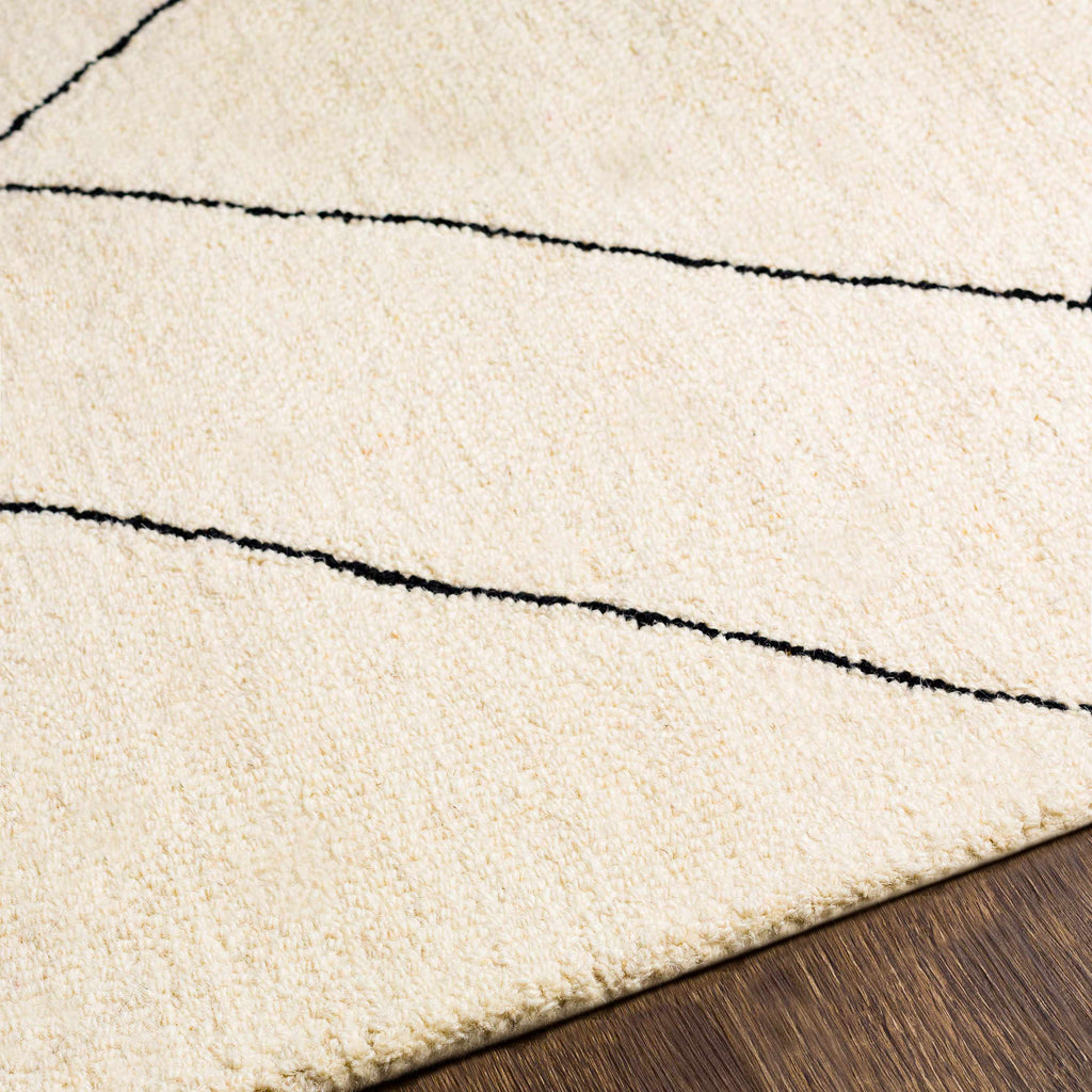 Hauteloom ALAC Black Hand Tufted Wool Rug