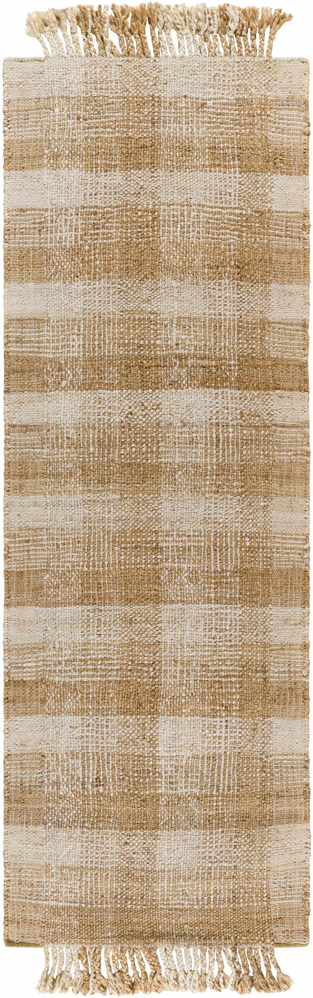 Hauteloom Alara ALAR Tan Woven/Flatwoven Jute Rug