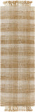 Hauteloom Alara ALAR Tan Woven/Flatwoven Jute Rug
