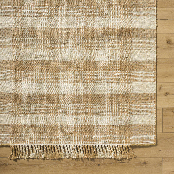 Hauteloom Alara ALAR Tan Woven/Flatwoven Jute Rug