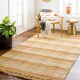 Hauteloom Alara ALAR Tan Woven/Flatwoven Jute Rug