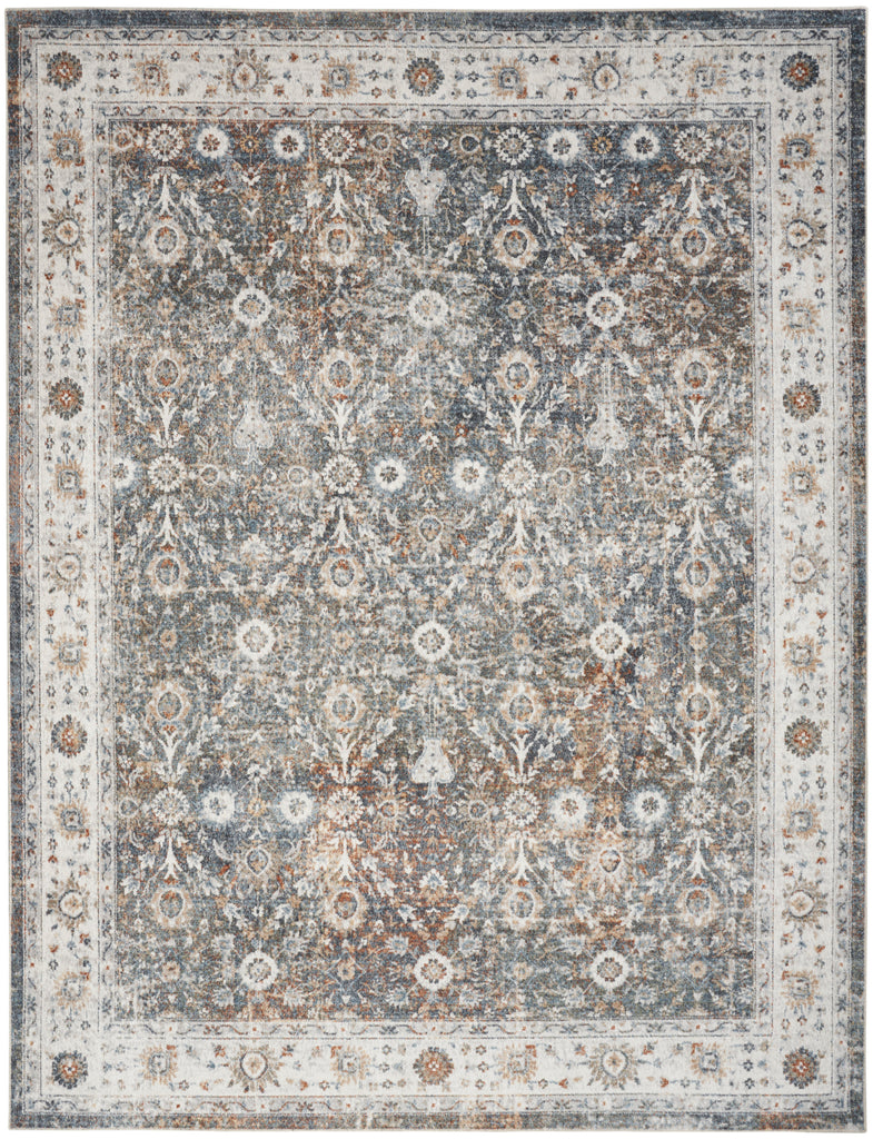nourison astra machine washable asw16 ivory multicolor rug