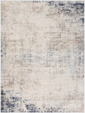 Hauteloom Alcove ALCOV Light Gray Machine Made Polypropylene Rug