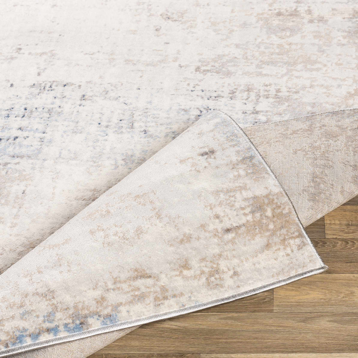 Hauteloom Alcove ALCOV Light Gray Machine Made Polypropylene Rug