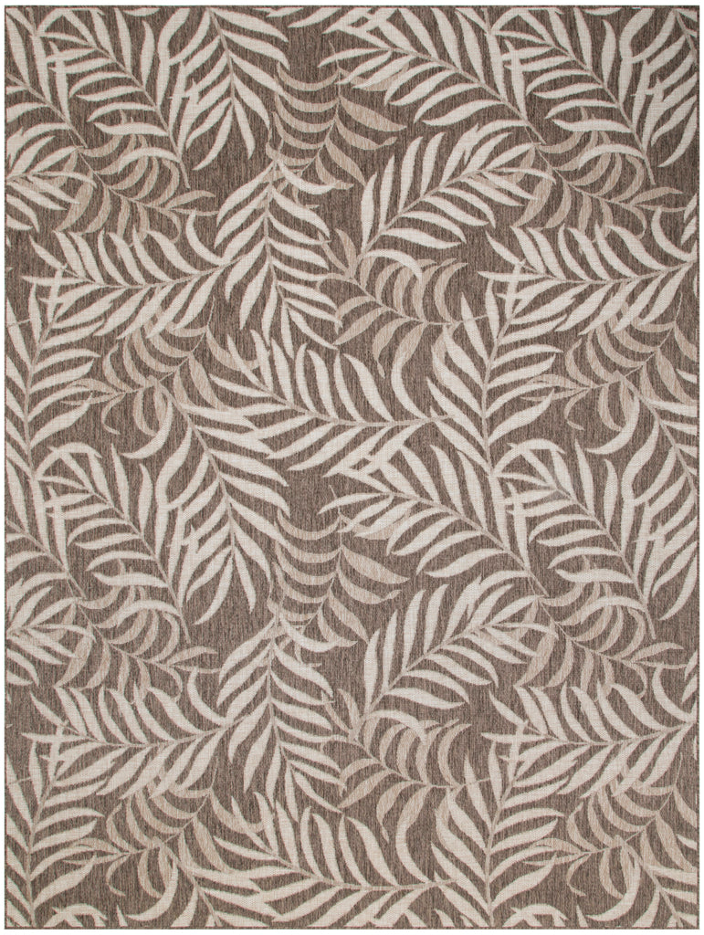 nourison garden oasis goa01 mocha rug