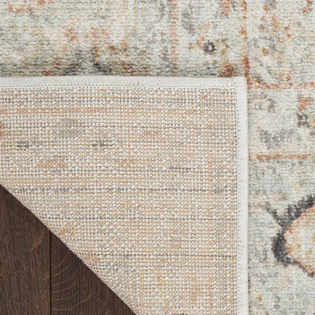 nourison oushak home ous02 light grey rug