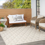 nourison aloha alh35 ivory grey rug