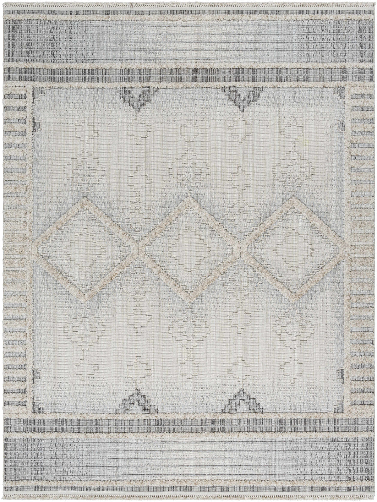 Hauteloom Amaga AMAGA Charcoal Machine Made Polyester Rug