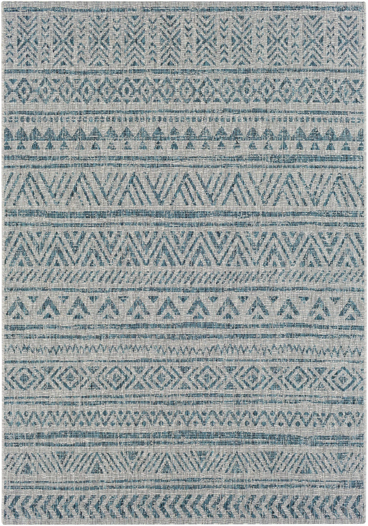 Hauteloom Ambridge AMB Aqua Machine Made Polypropylene Rug