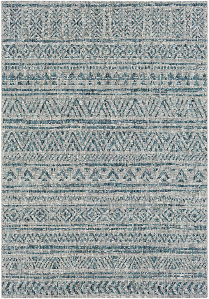 Hauteloom Ambridge AMB Aqua Machine Made Polypropylene Rug