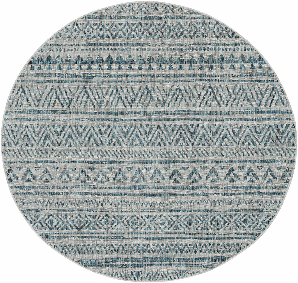 Hauteloom Ambridge AMB Aqua Machine Made Polypropylene Rug