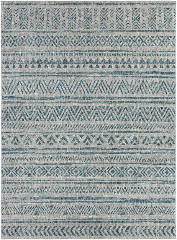 Hauteloom Ambridge AMB Aqua Machine Made Polypropylene Rug