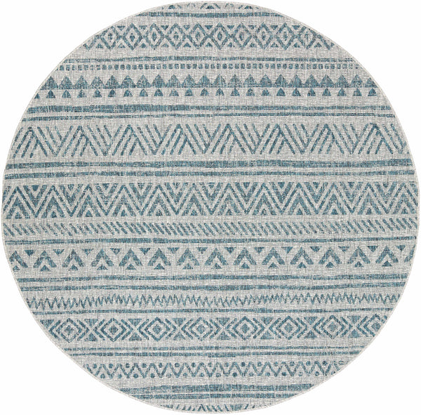 Hauteloom Ambridge AMB Aqua Machine Made Polypropylene Rug