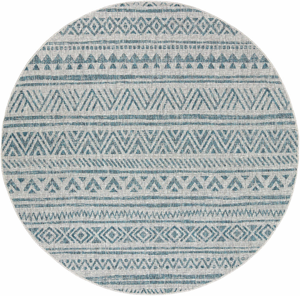 Hauteloom Ambridge AMB Aqua Machine Made Polypropylene Rug