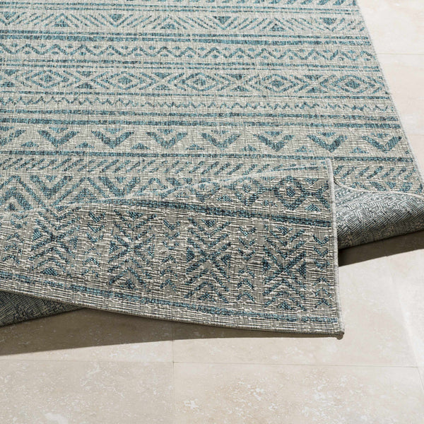 Hauteloom Ambridge AMB Aqua Machine Made Polypropylene Rug
